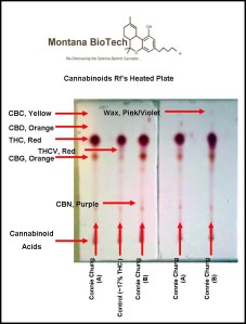 Analise química da potencia de diversos  cannabinoides